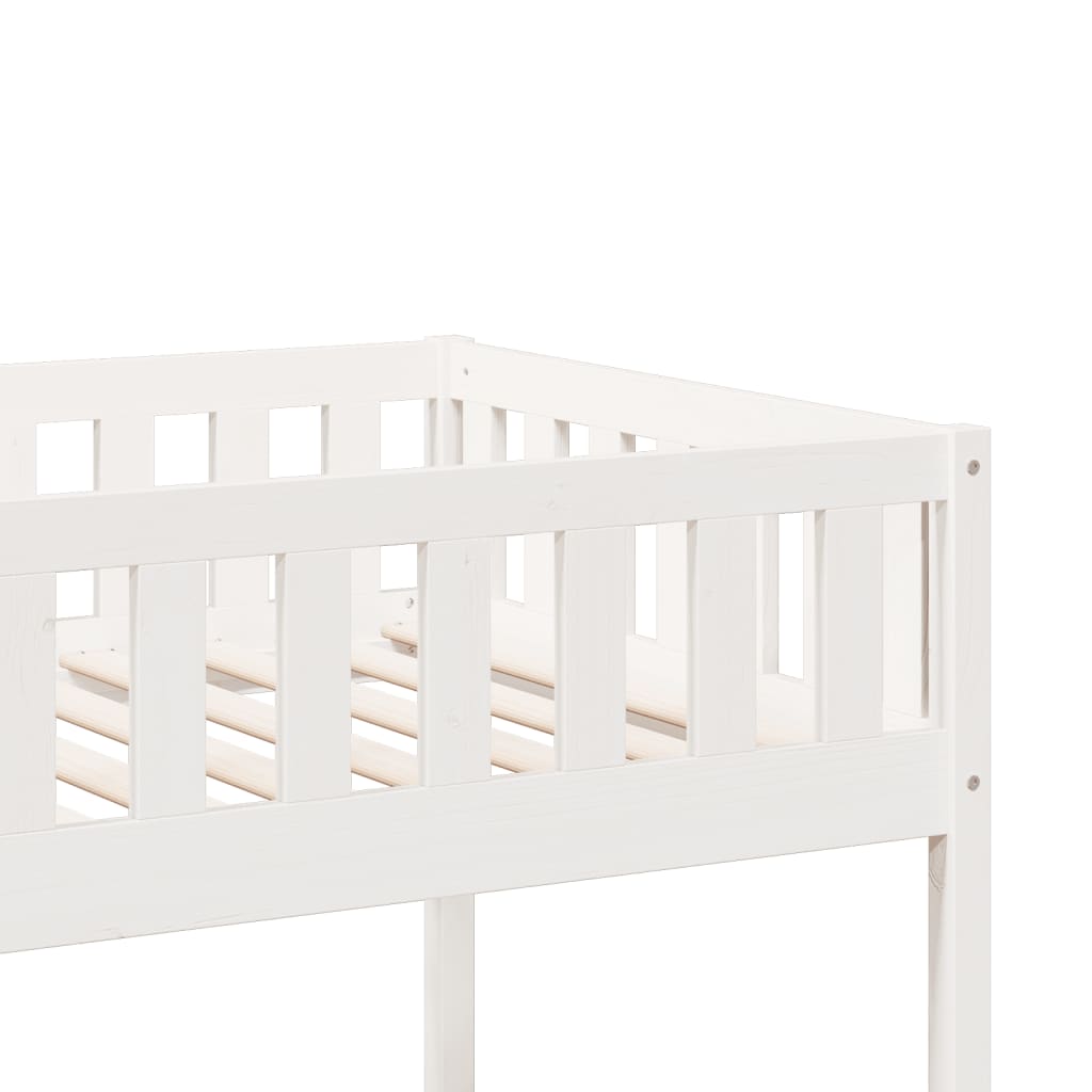 Bunk Bed White 90x190 cm Solid Wood Pine