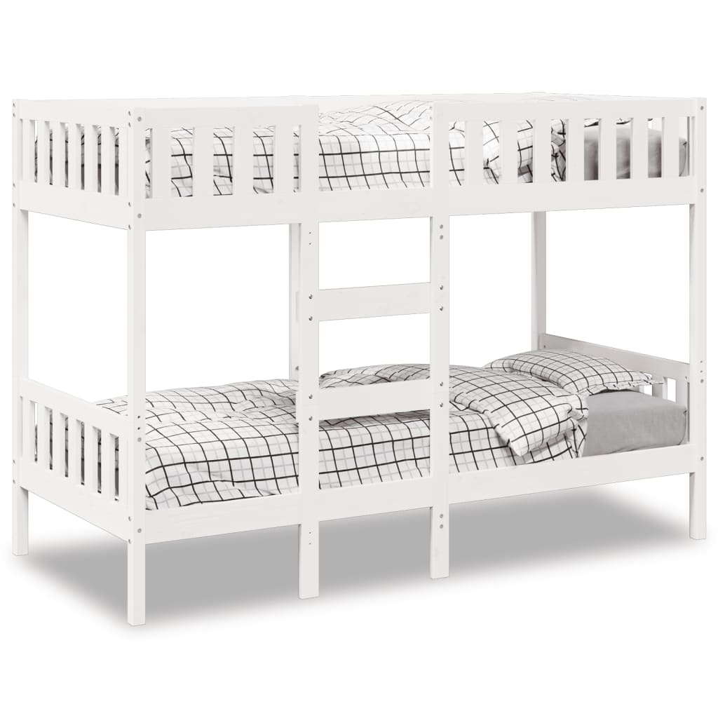 Bunk Bed White 90x190 cm Solid Wood Pine