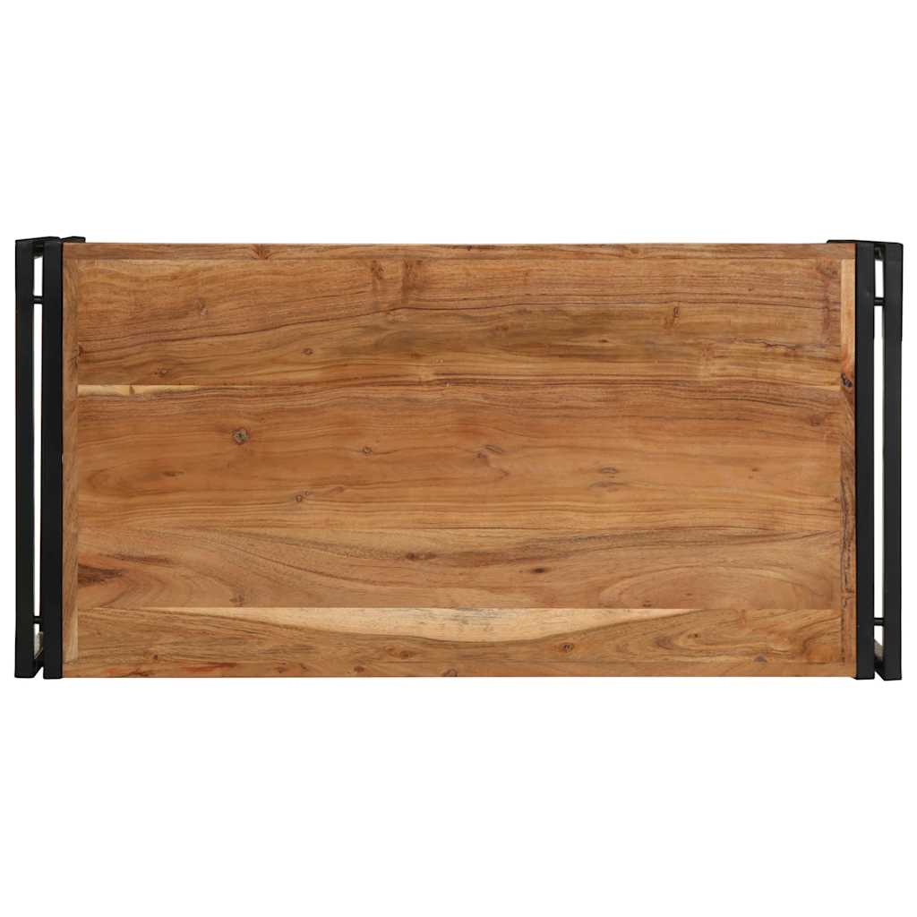 Coffee Table 100x50x35 cm Solid Wood Acacia