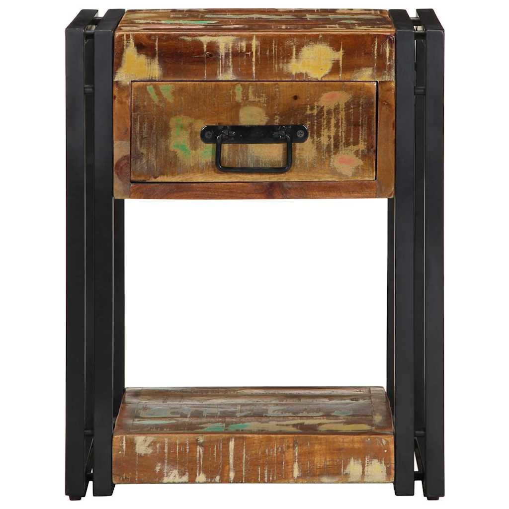 Bedside Cabinet with Drawer 2 pcs Multicolour 40 x 35 x 50 cm