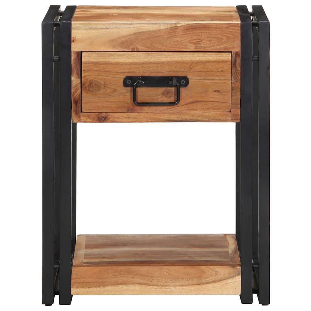 Bedside Cabinet Brown 40 x 35 x 50 cm Solid acacia wood