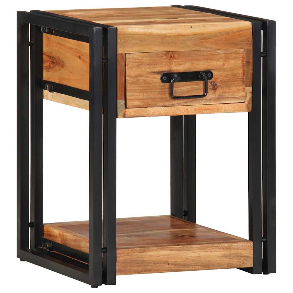Bedside Cabinet 2 pcs Brown 40 x 35 x 50 cm Solid acacia wood