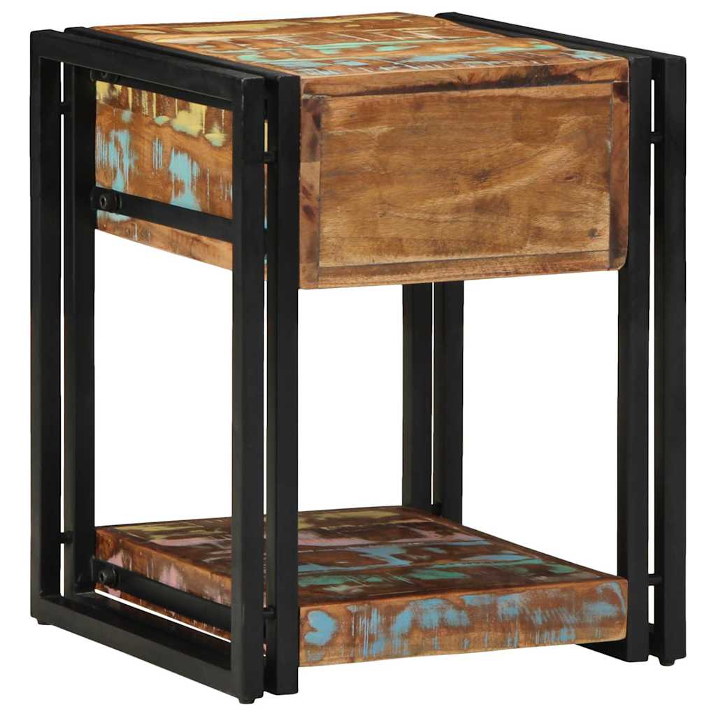 Bedside Cabinet with Drawer Multicolour 40 x 40 x 50 cm