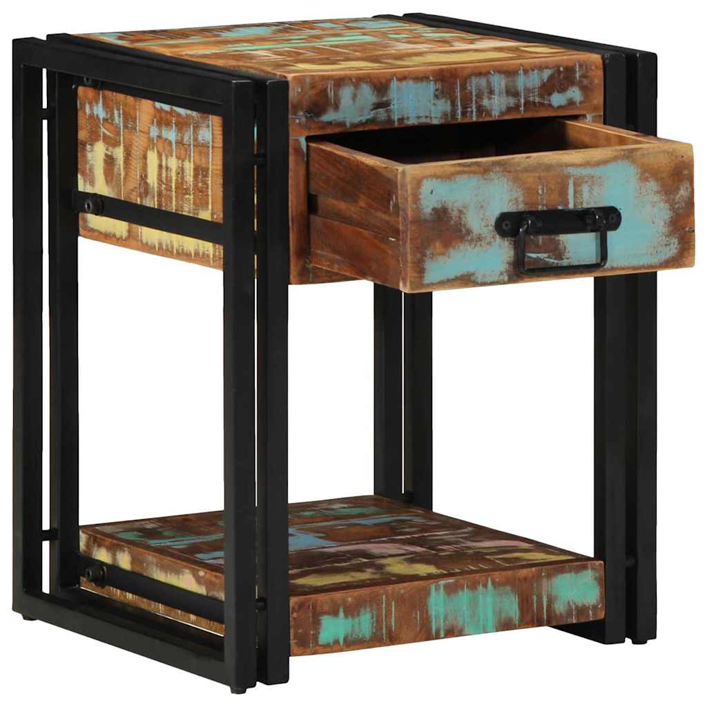 Bedside Cabinet with Drawer 2 pcs Multicolour 40 x 40 x 50 cm