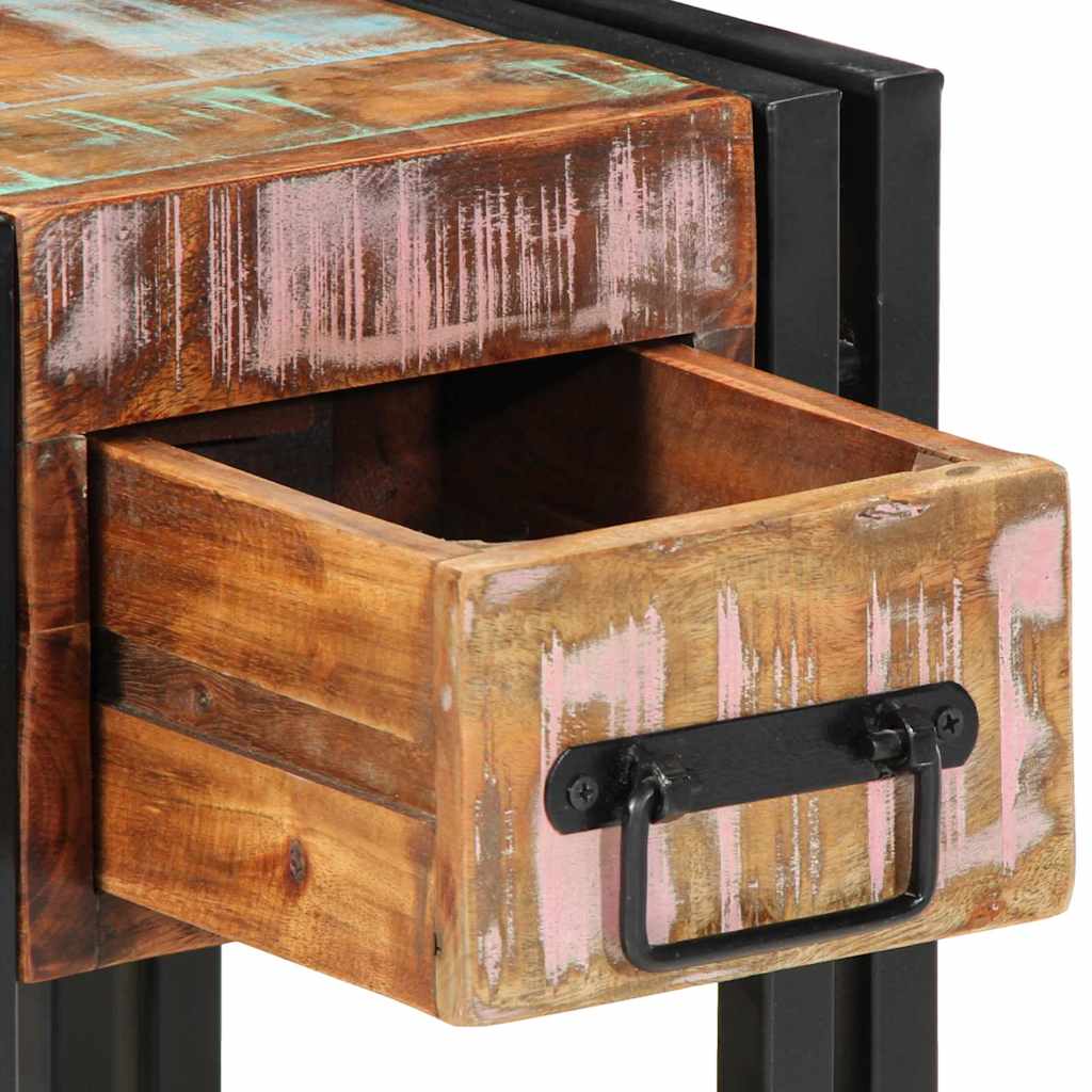 Bedside Cabinet with Drawer Multicolour 30 x 30 x 40 cm