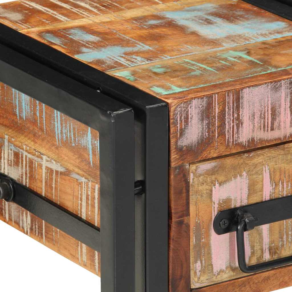 Bedside Cabinet with Drawer 2 pcs Multicolour 30 x 30 x 40 cm