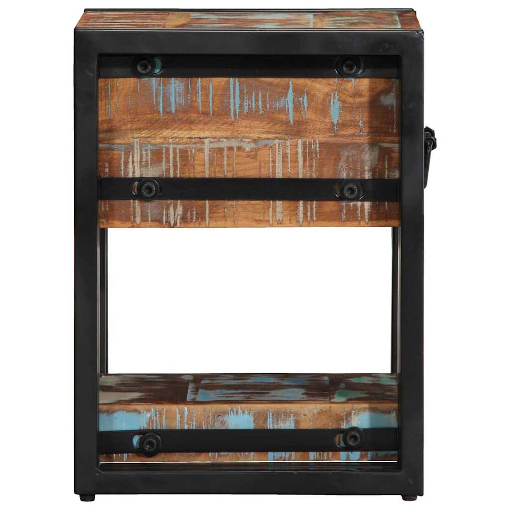 Bedside Cabinet with Drawer 2 pcs Multicolour 30 x 30 x 40 cm