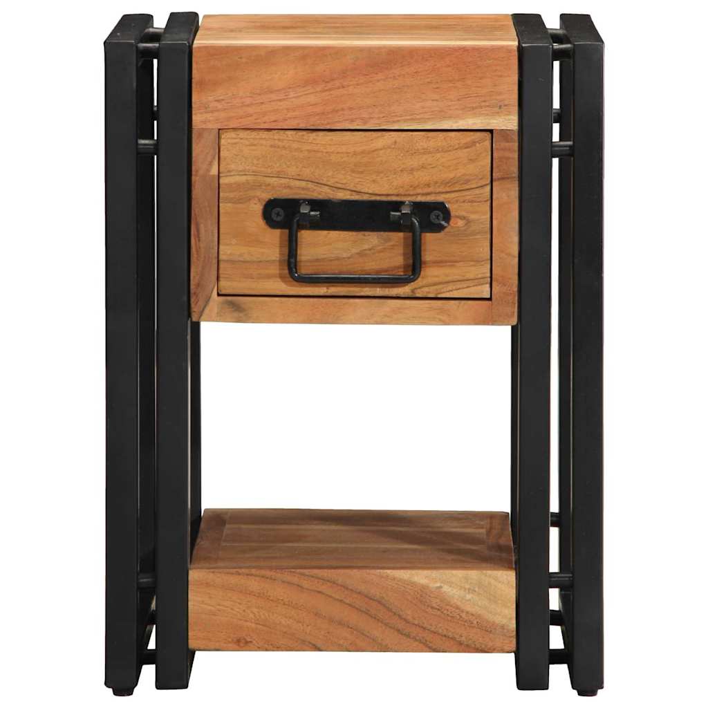 Bedside Cabinet Brown 30 x 30 x 40 cm Solid acacia wood
