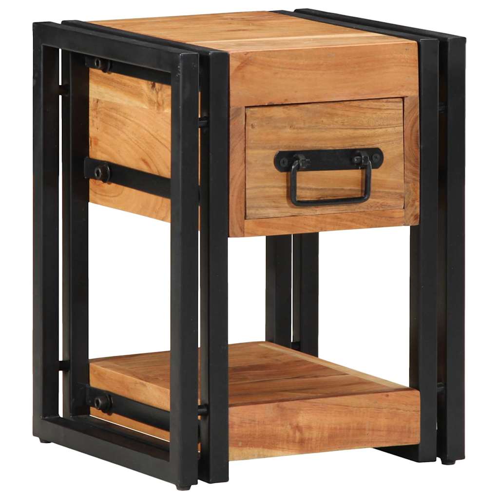 Bedside Cabinet 2 pcs Brown 30 x 30 x 40 cm Solid acacia wood