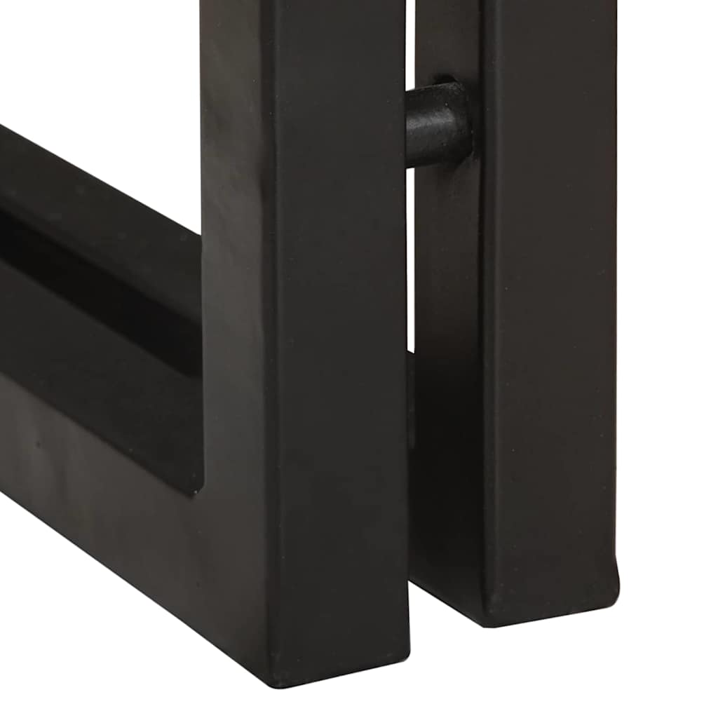 End Table Other 30 x 30 x 40 cm Solid reclaimed wood and Metal