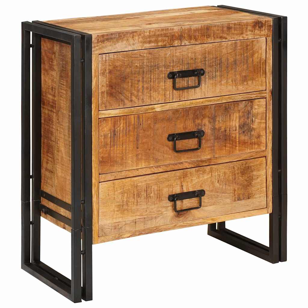 Sideboard with Drawer Brown 66 x 33 x 70 cm Solid mango wood
