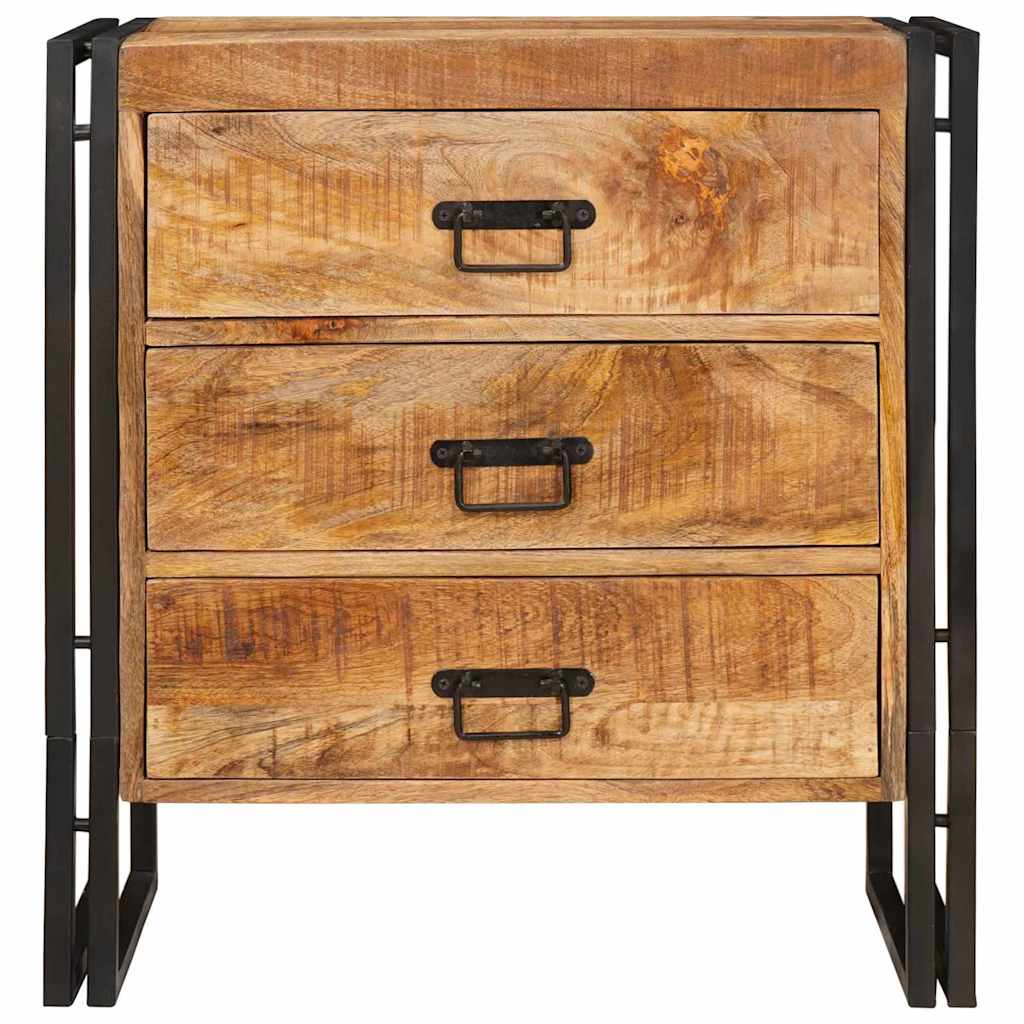 Sideboard with Drawer Brown 66 x 33 x 70 cm Solid mango wood