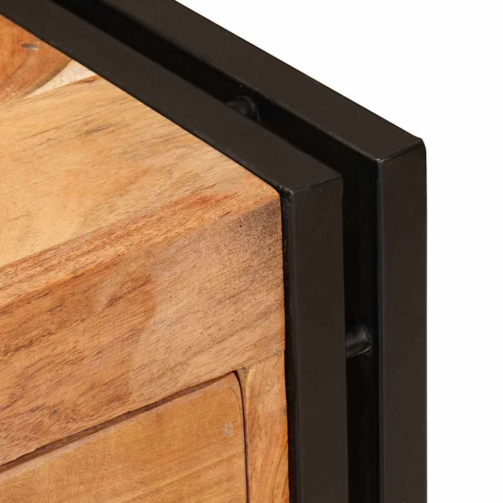 Sideboard with Drawer Brown 66 x 33 x 70 cm Solid acacia wood