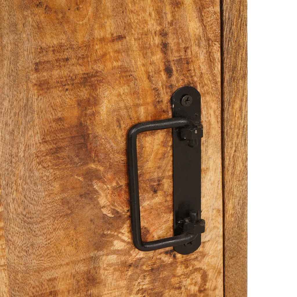 Bedside Table Brown 35 x 33 x 48 cm Solid Mango Wood