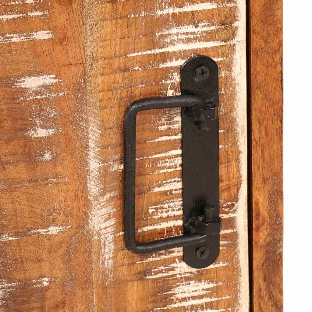 Bedside Table Brown 35 x 33 x 48 cm Solid Wood Reclaimed