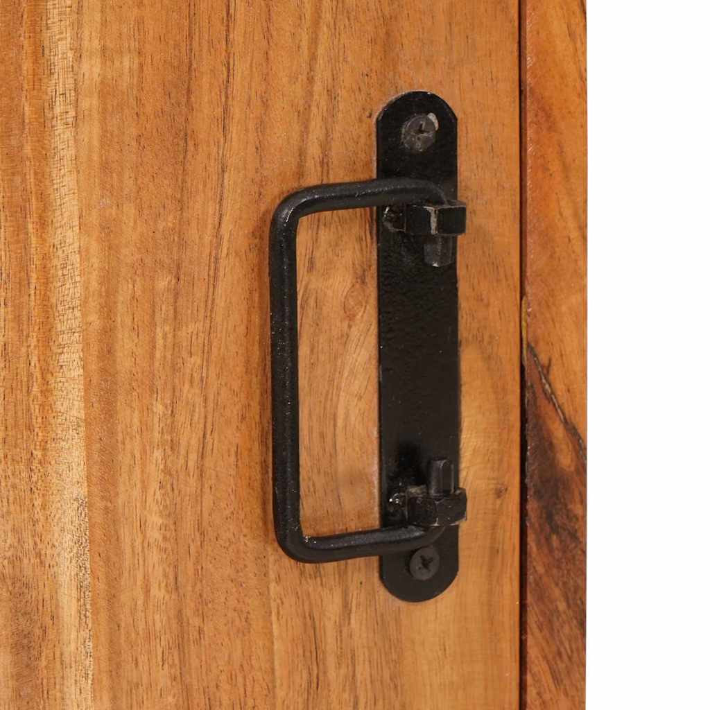 Bedside Table Brown 35 x 33 x 48 cm Solid Wood Acacia