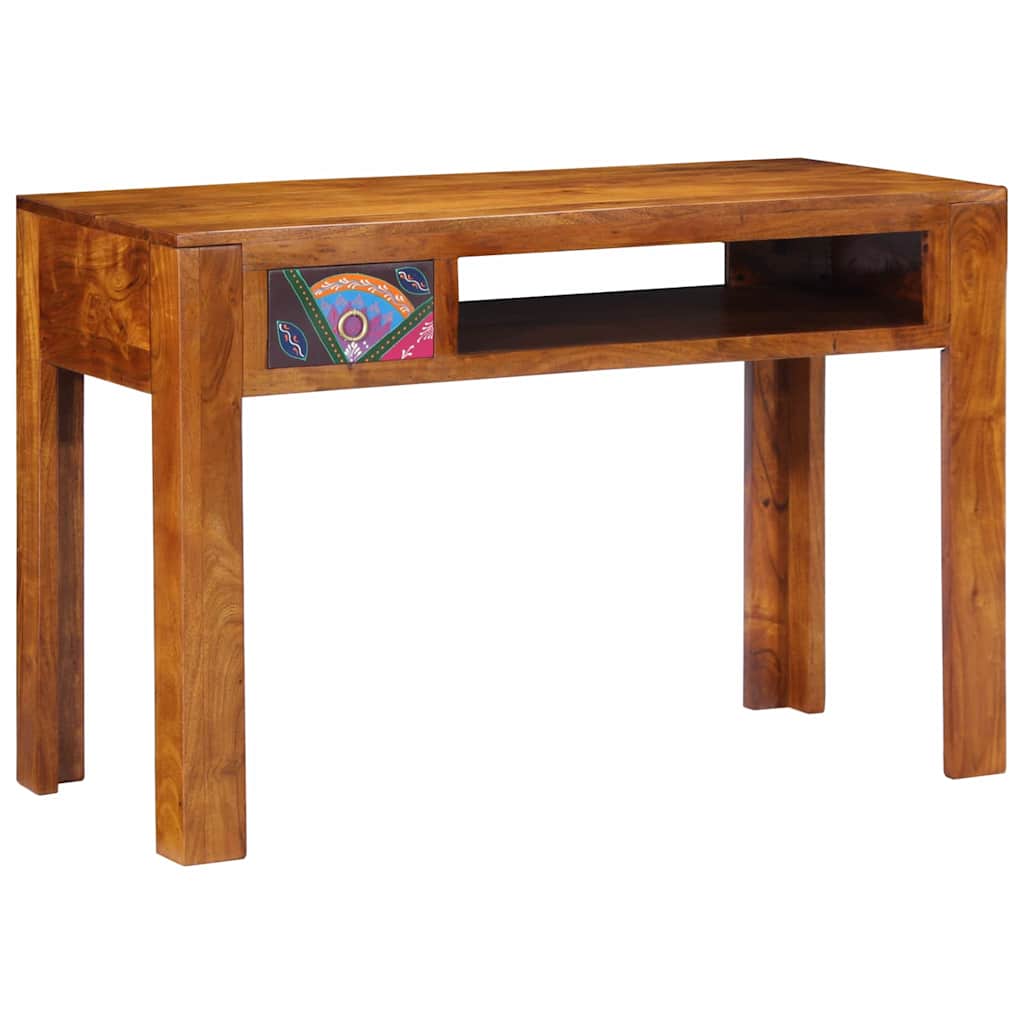 Desk with Drawer Brown 110 x 50 x 73 cm Solid Acacia wood