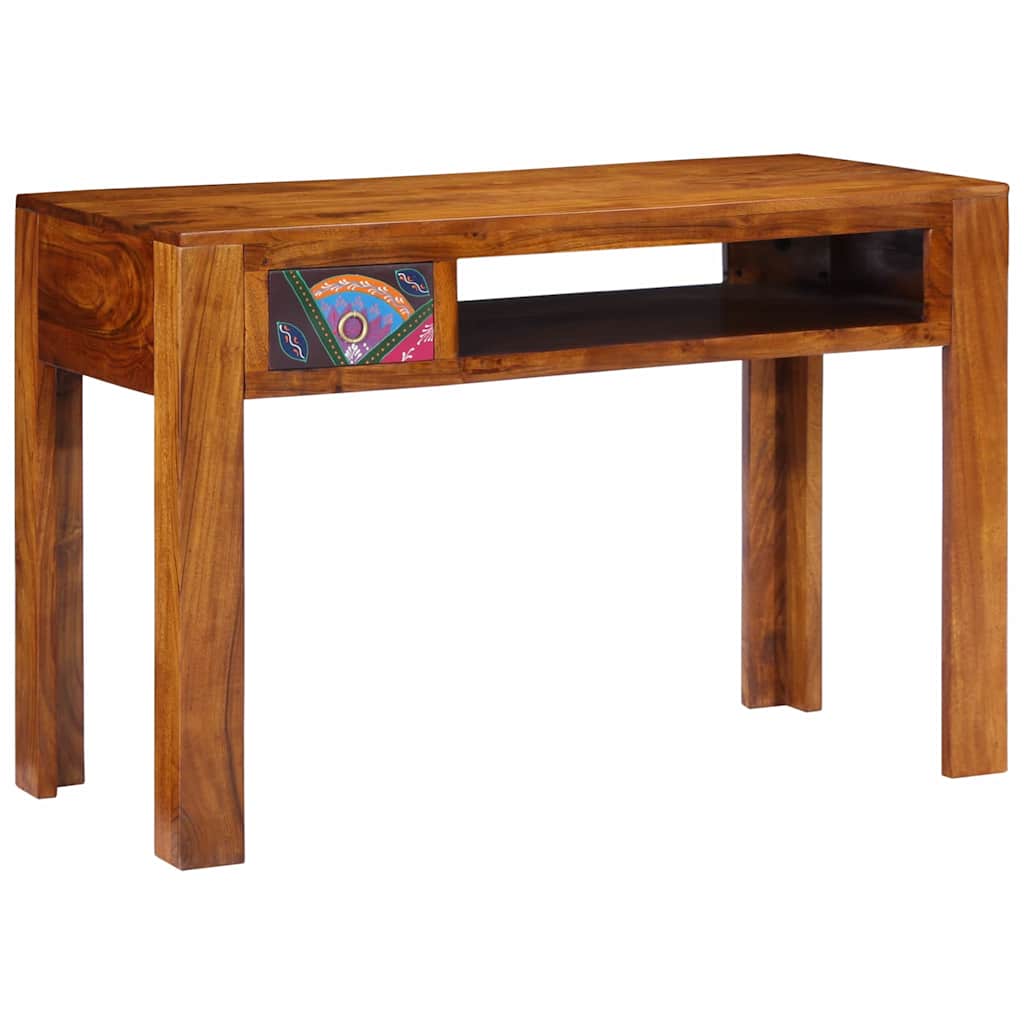 Desk with Drawer Brown 110 x 50 x 73 cm Solid Acacia wood