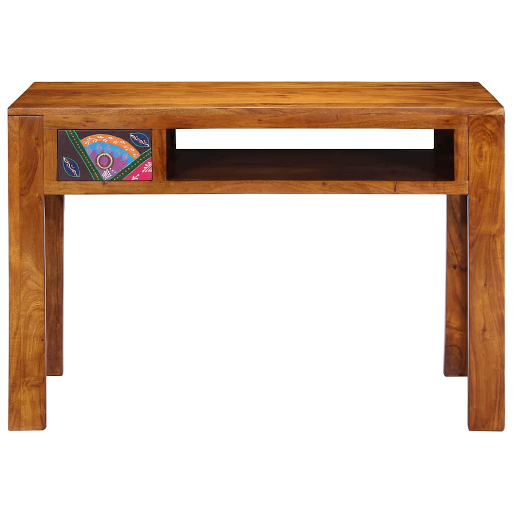 Desk with Drawer Brown 110 x 50 x 73 cm Solid Acacia wood