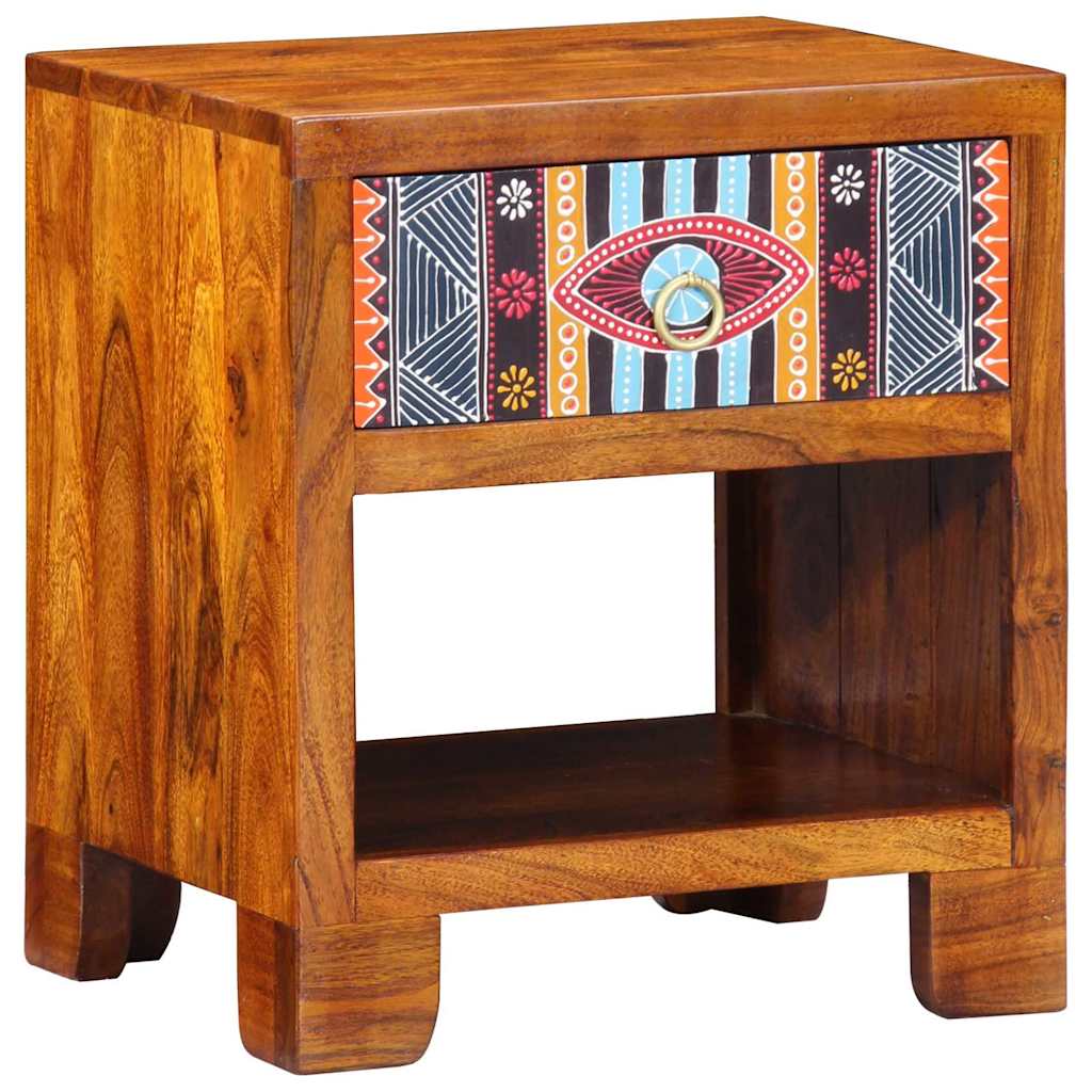 Sideboard Multicolour 40 x 35 x 45 cm Solid acacia wood