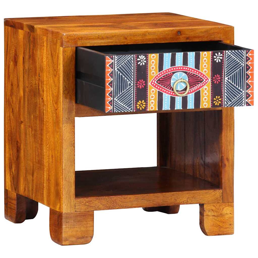 Sideboard Multicolour 40 x 35 x 45 cm Solid acacia wood