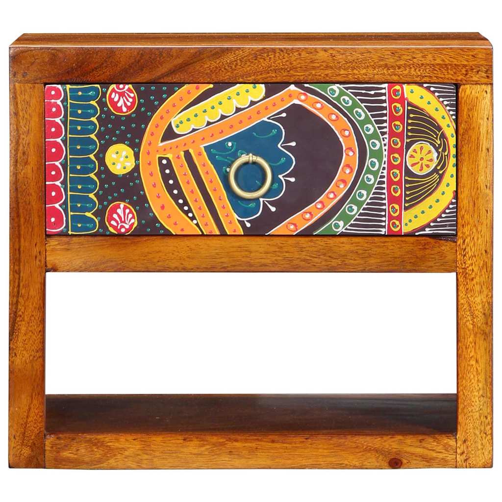 Bedside Cabinet 2 pcs Brown 40 x 35 x 35 cm Solid acacia wood