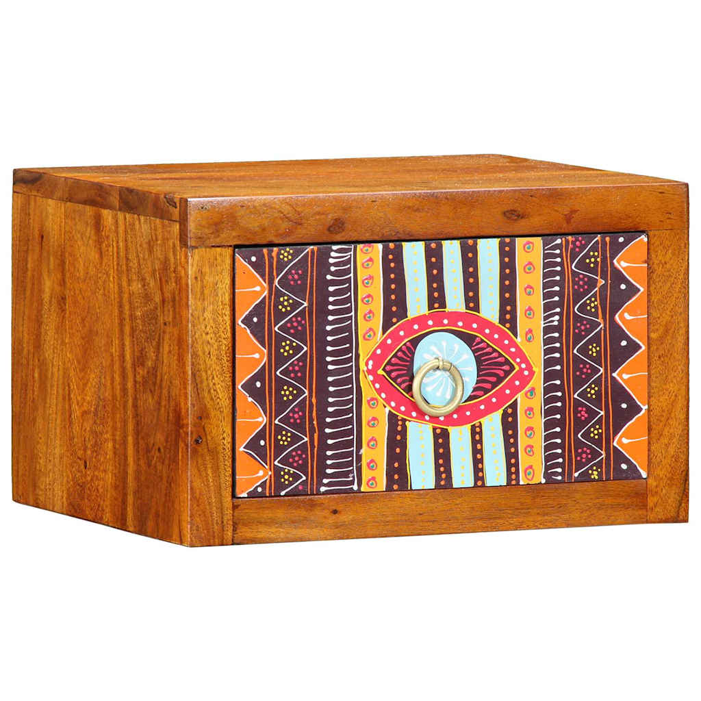 Bedside Cabinet Brown 35 x 30 x 22 cm Solid acacia wood