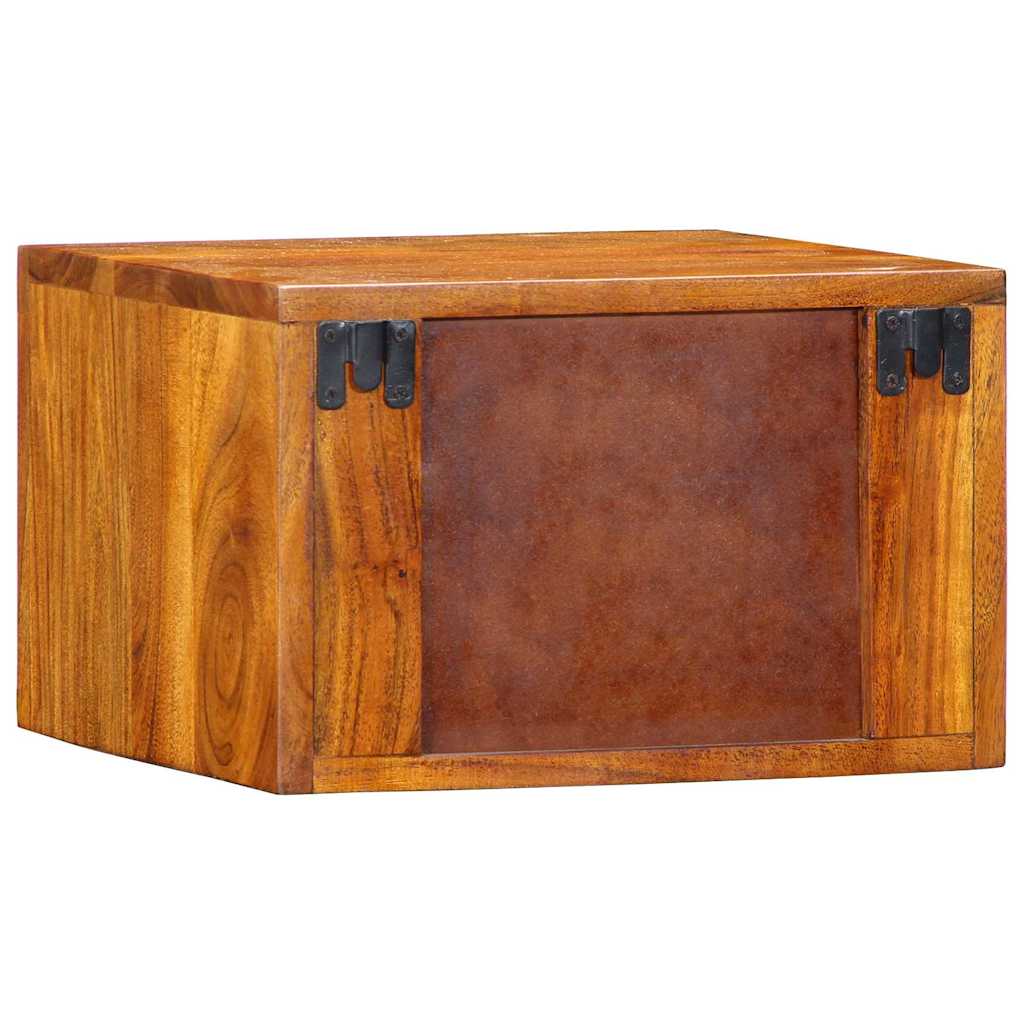 Bedside Cabinet Brown 35 x 30 x 22 cm Solid acacia wood