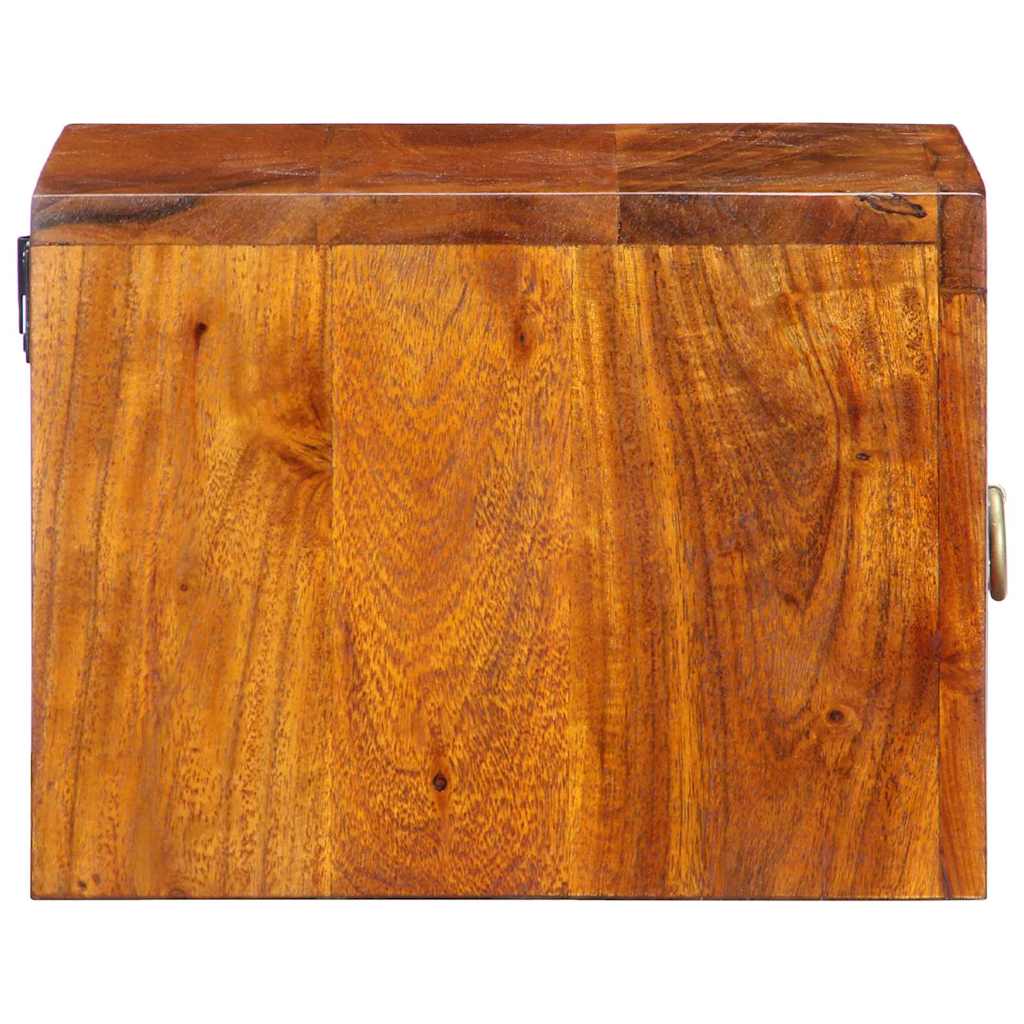 Bedside Cabinet Brown 35 x 30 x 22 cm Solid acacia wood