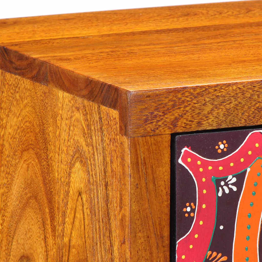 Bedside Cabinet 2 pcs Brown 35 x 30 x 40 cm Solid acacia wood