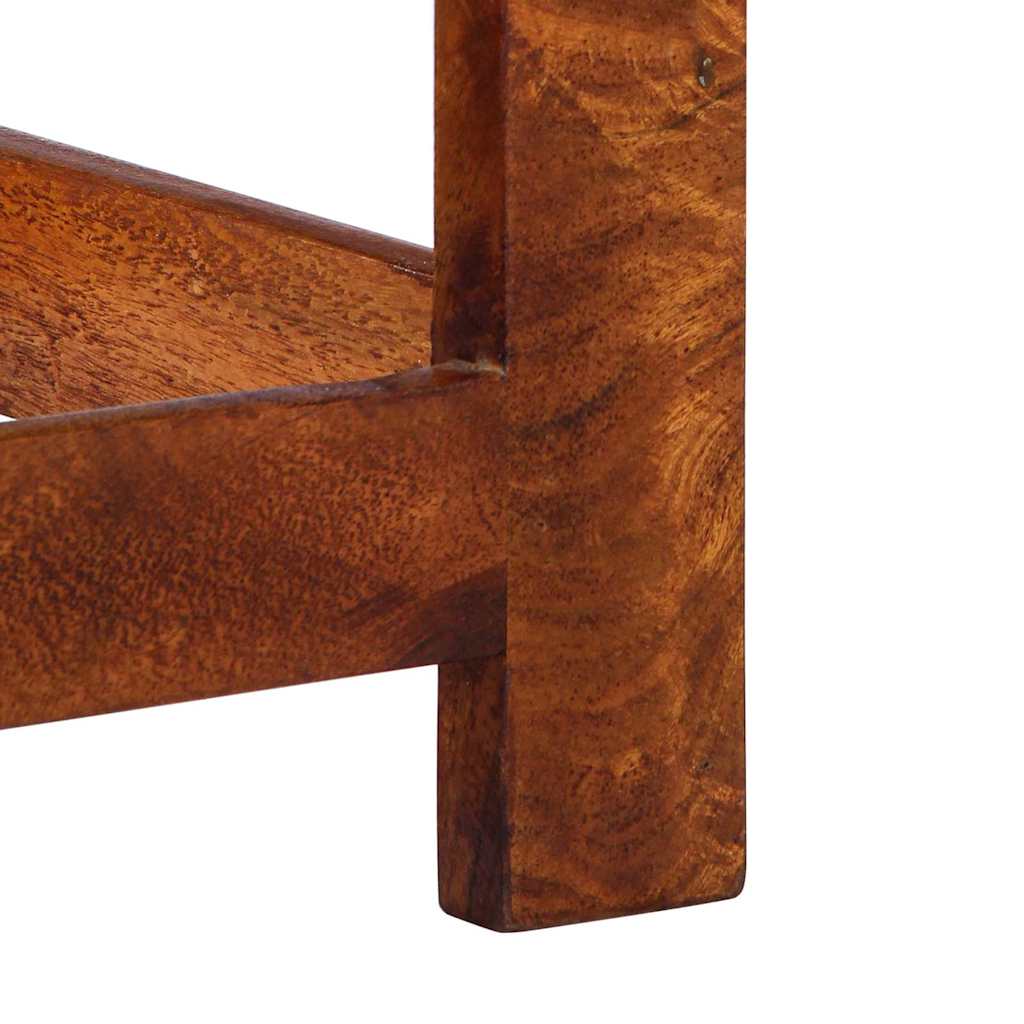 Telephone Stand Brown 35 x 35 x 75 cm Solid Acacia wood