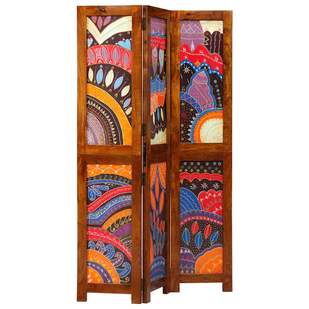 Room Divider Brown 105 x 160 cm Solid acacia wood