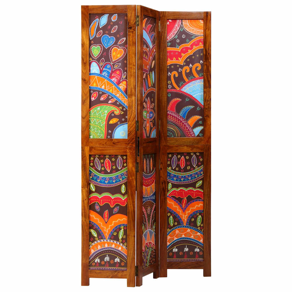 Room Divider Brown 105 x 180 cm Solid acacia wood