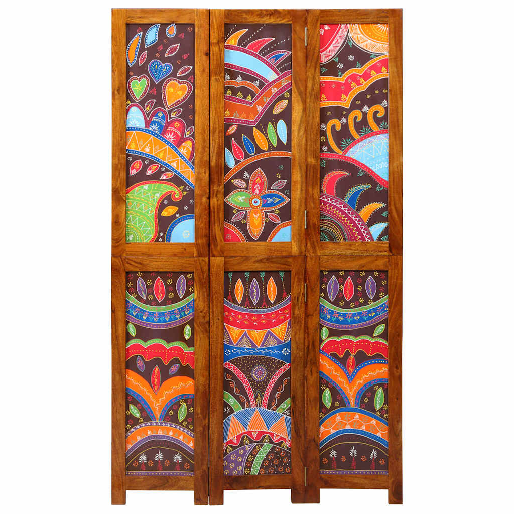 Room Divider Brown 105 x 180 cm Solid acacia wood