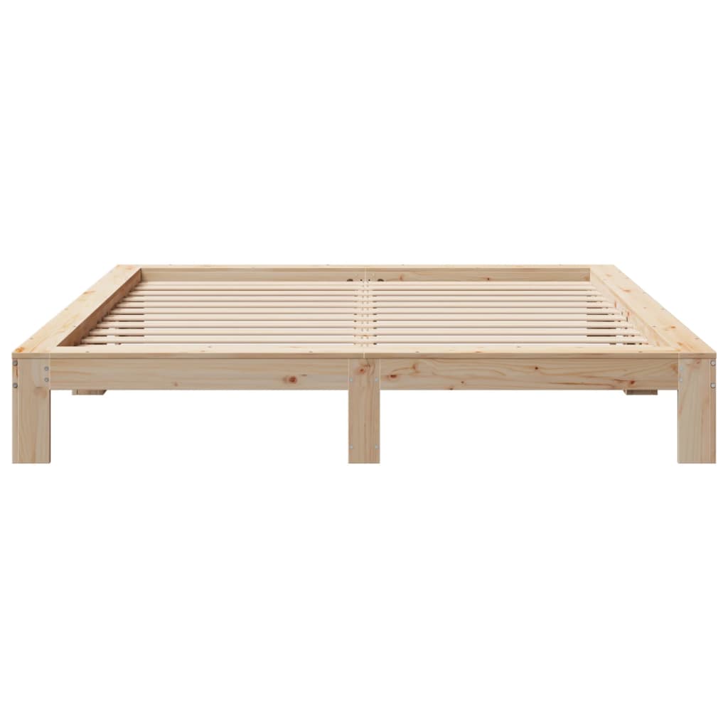 Bed Frame without Mattress 180x200 cm Super King Solid Wood Pine