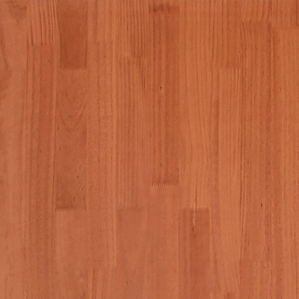 Bed Frame without Mattress Wax Brown 160x200 cm Solid Wood Pine