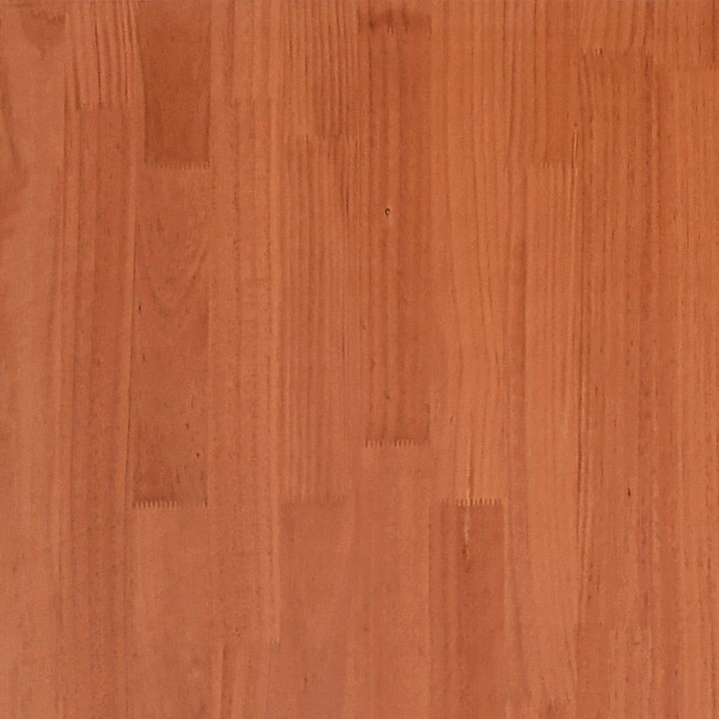 Bed Frame without Mattress Wax Brown 140x190 cm Solid Wood Pine