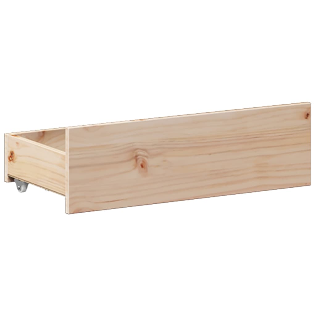 Bed Frame without Mattress with Headboard 140x200 cm Solid Wood Pine