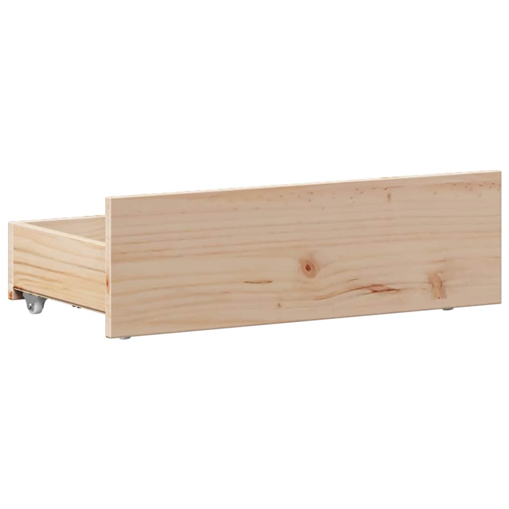 Bed Frame without Mattress with Headboard 75x190 cm Small Single Solid Wood Pine