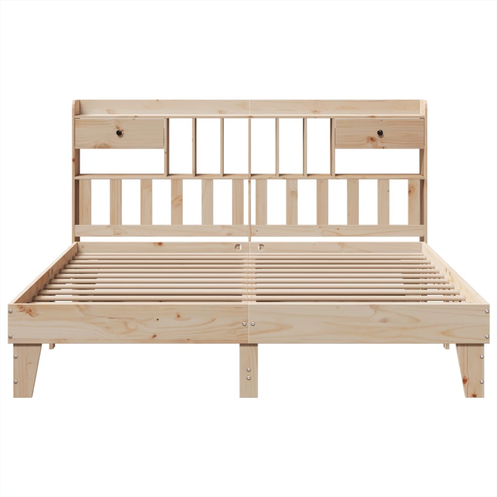 Bed Frame without Mattress 180x200 cm Super King Solid Wood Pine