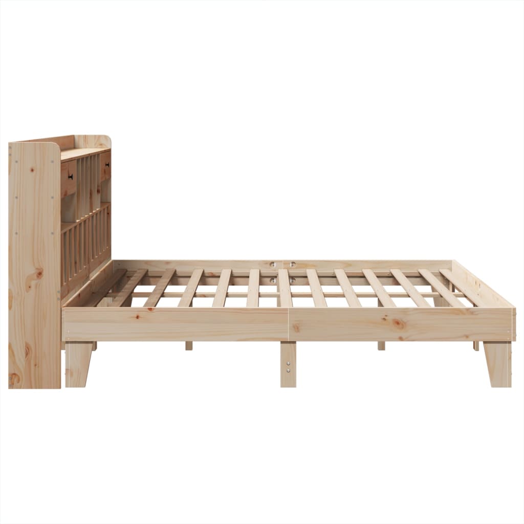Bed Frame without Mattress 180x200 cm Super King Solid Wood Pine