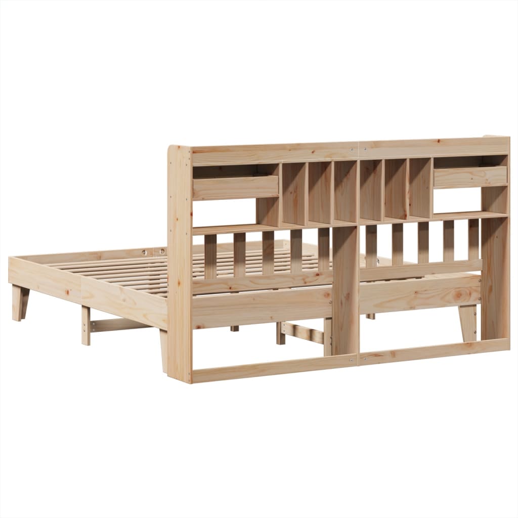 Bed Frame without Mattress 180x200 cm Super King Solid Wood Pine