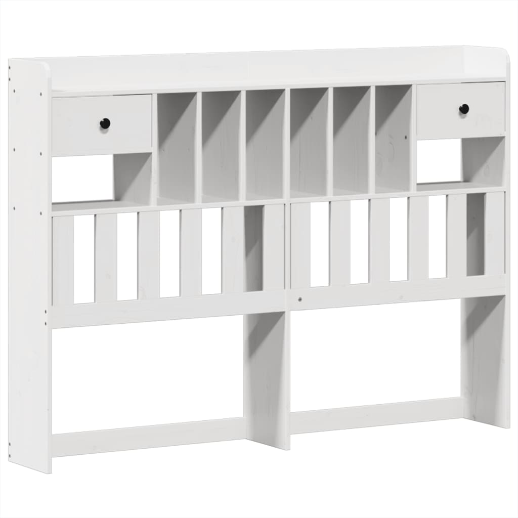 Bed Frame without Mattress White 160x200 cm Solid Wood Pine