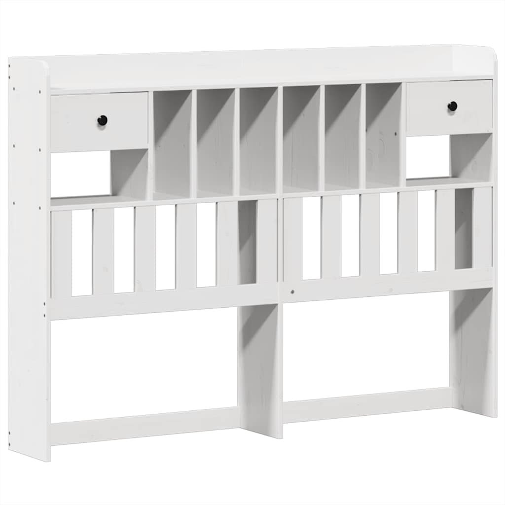 Bed Frame without Mattress White 140x200 cm Solid Wood Pine