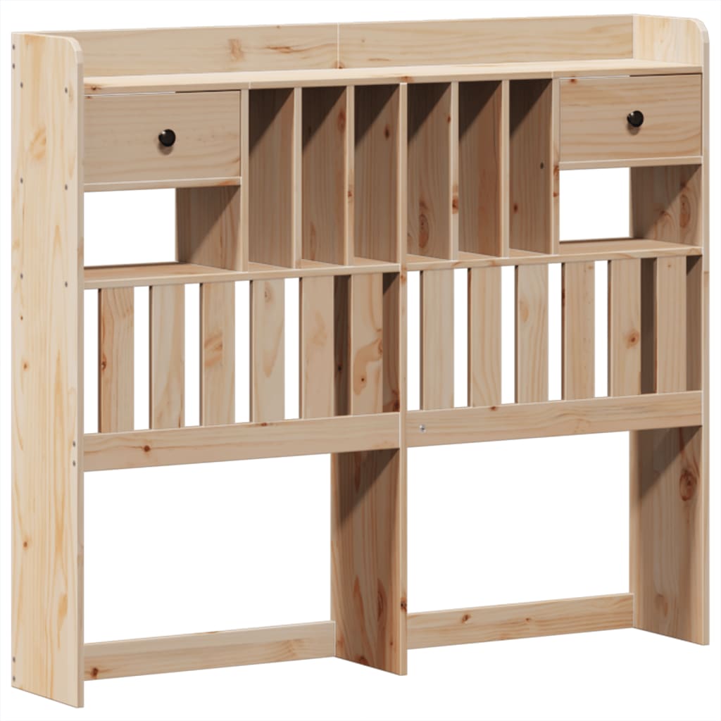 Bed Frame without Mattress 135x190 cm Solid Wood Pine