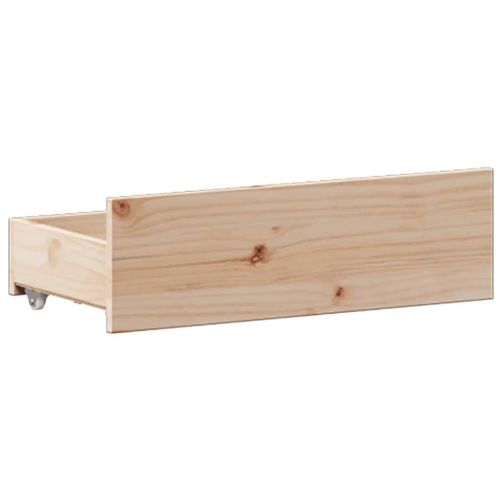 Bookcase Bed without Mattress 135x190 cm Double Solid Wood Pine