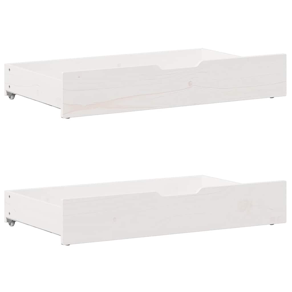 Bed frame without Mattress White 160x200 cm Solid Wood Pine