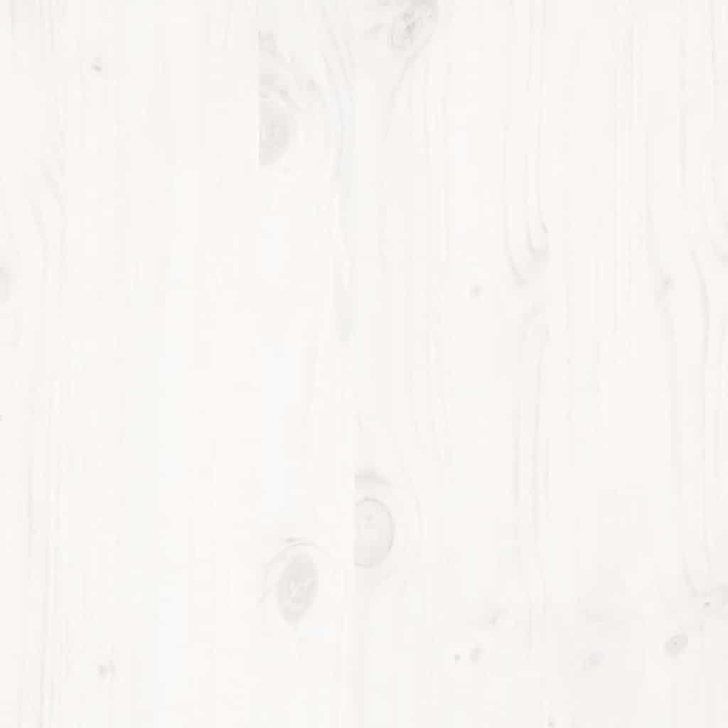 Bed frame without Mattress White 120x190 cm Small Double Solid Wood Pine