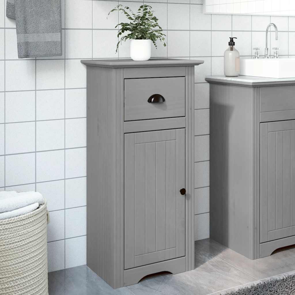 Bathroom Cabinet BODO Grey 44x30x90 cm