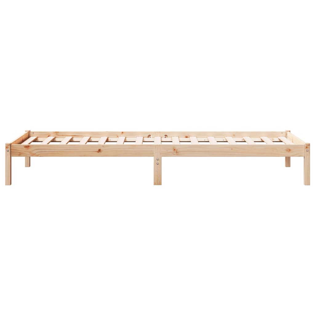Extra Long Bed Frame without Mattress 80x220 cm Solid Wood Pine